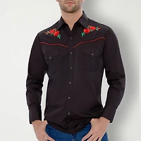 Ely Cattleman Mens Long Sleeve Western Shirt