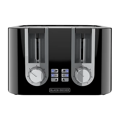 Black+Decker 4-Slice Electric Toaster