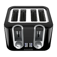 Black+Decker 4-Slice Electric Toaster