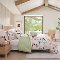 Bebejan Fresh Cut Flowers 5-pc. Midweight Reversible Comforter Set