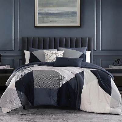 Bebejan Geo Fusion 5-pc. Midweight REVERSIBLE Comforter Set