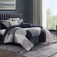 Bebejan Geo Fusion 5-pc. Midweight REVERSIBLE Comforter Set