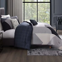 Bebejan Geo Fusion 5-pc. Midweight REVERSIBLE Comforter Set