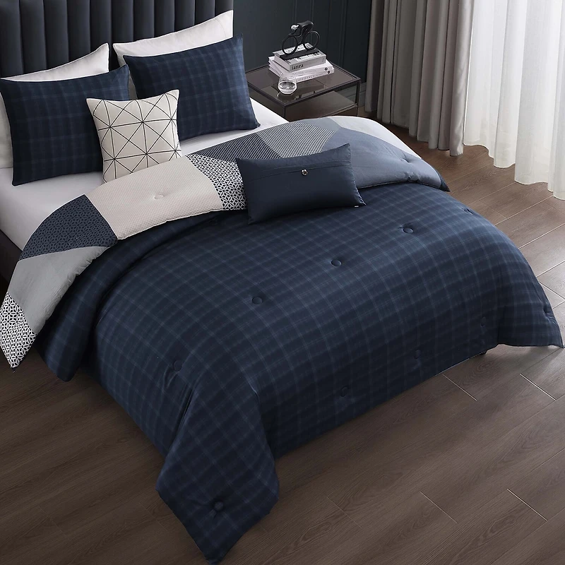 Bebejan Geo Fusion 5-pc. Midweight REVERSIBLE Comforter Set