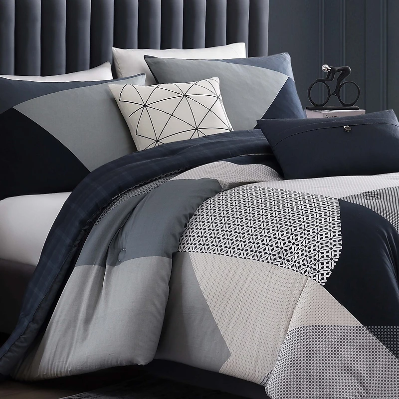 Bebejan Geo Fusion 5-pc. Midweight REVERSIBLE Comforter Set