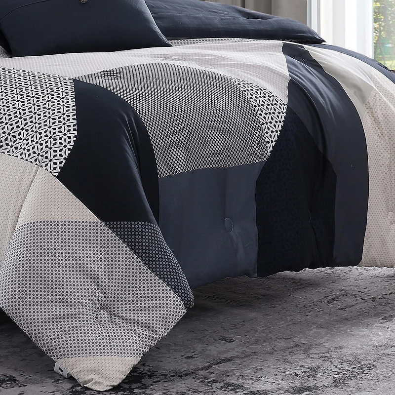 Bebejan Geo Fusion 5-pc. Midweight REVERSIBLE Comforter Set