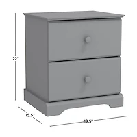 Campbell 2-Drawer Nightstand