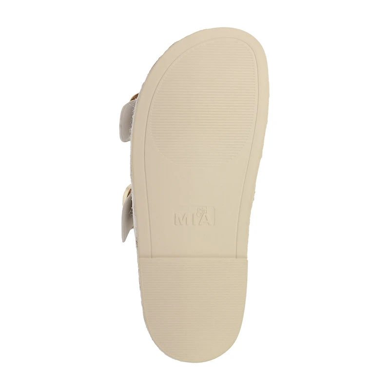 Mia Girl Audenn Womens Adjustable Strap Footbed Sandals