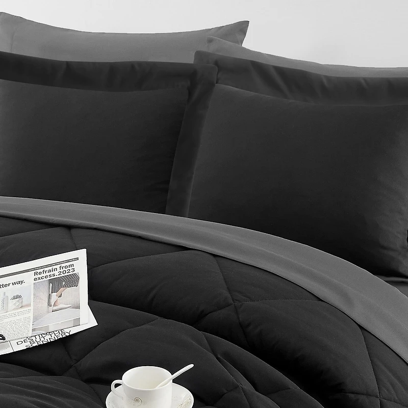 Stratford Park Aniya Geometric Comforter Set Easy Care