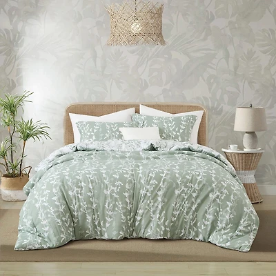 Stratford Park Marissa Leaves Easy Care Comforter Set