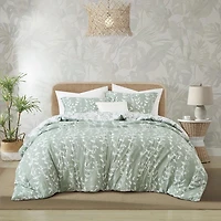 Stratford Park Marissa Leaves Easy Care Comforter Set