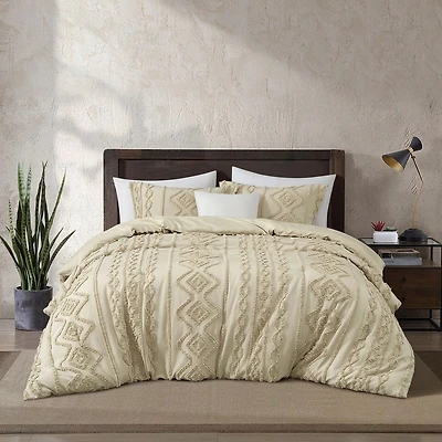 Stratford Park Alluya Geometric Easy Care Comforter Set