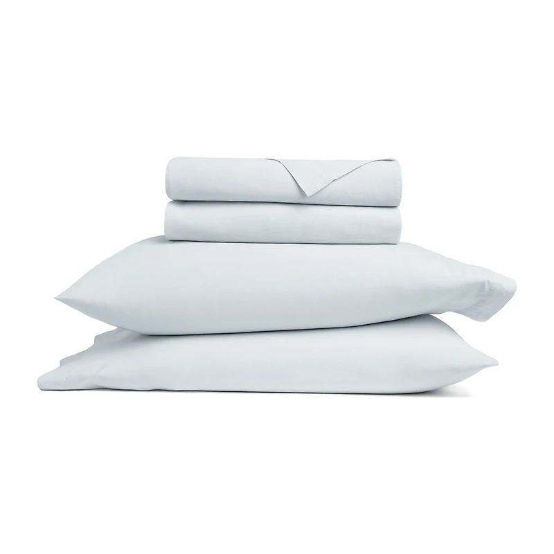 Casual Comfort 100% Cotton Percale Ultra-Soft 4 Piece Sheet Set