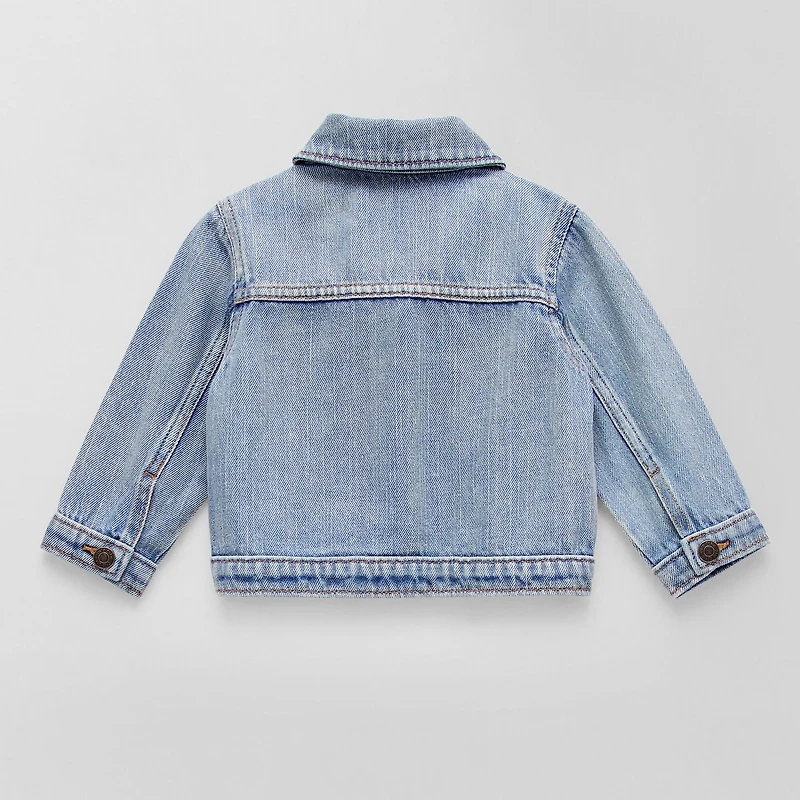 Okie Dokie Baby Girls Denim Lightweight Jacket