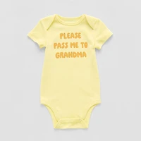 Okie Dokie Baby Unisex Round Neck Short Sleeve Rib Bodysuit