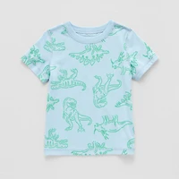 Okie Dokie Boys Easy-on + Easy-off Sensory Friendly Crew Neck Short Sleeve Adaptive Regular Fit Graphic T-Shirt