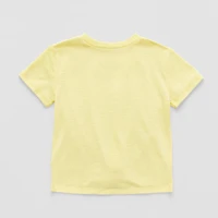 Okie Dokie Toddler & Little Girls Round Neck Short Sleeve T-Shirt