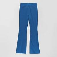 Xersion USA Rib Little Girls Quick Dry High Rise Flare Regular Fit Pull-On Pant