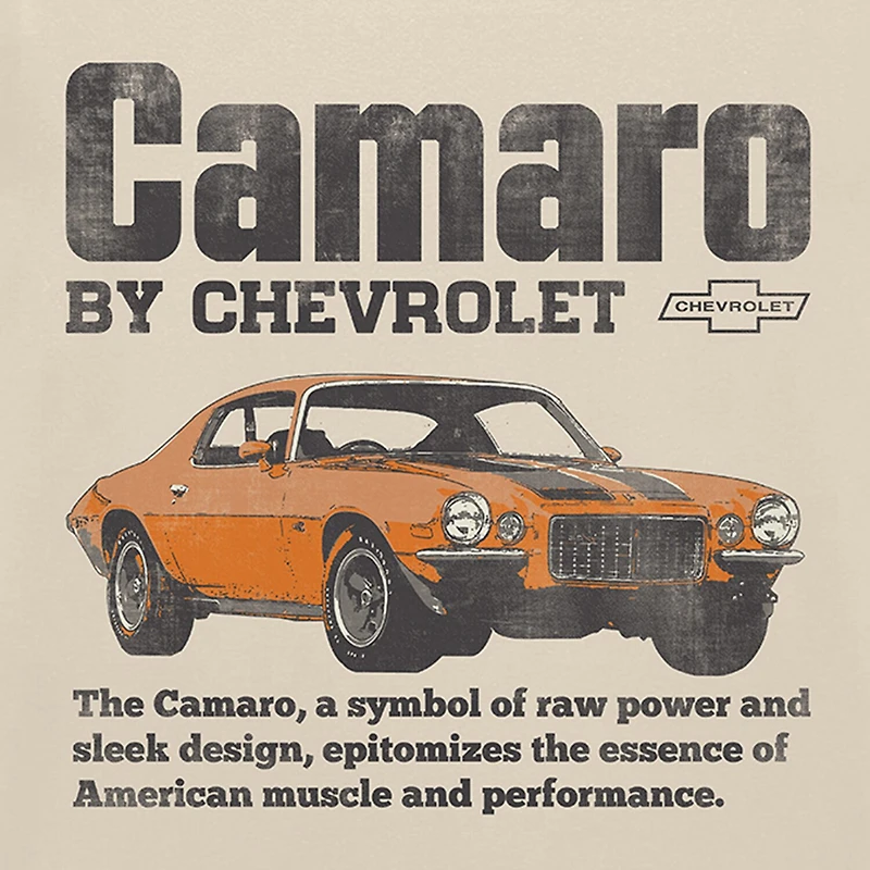 Chevrolet Camaro\N Mens Crew Neck Short Sleeve Regular Fit Graphic T-Shirt
