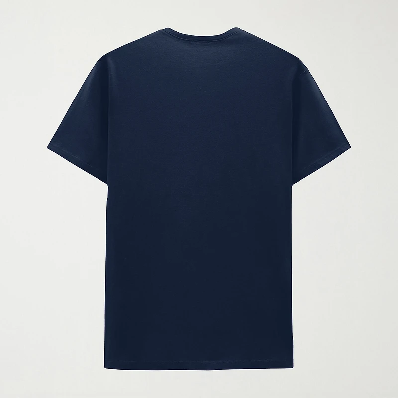 Mens Crew Neck Short Sleeve Regular Fit Lilo & Stitch Graphic T-Shirt