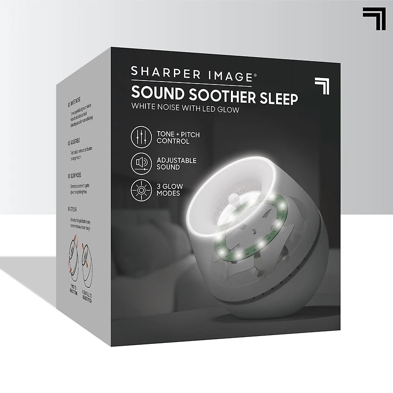 Sharper Image® Sound Soother Wind, White Noise Machine With LED Glow