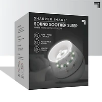 Sharper Image® Sound Soother Wind, White Noise Machine With LED Glow