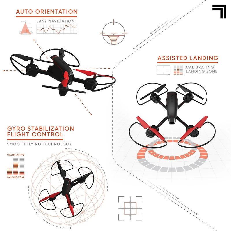 Sharper Image® 10" Mach X Video Drone with Streaming Camera