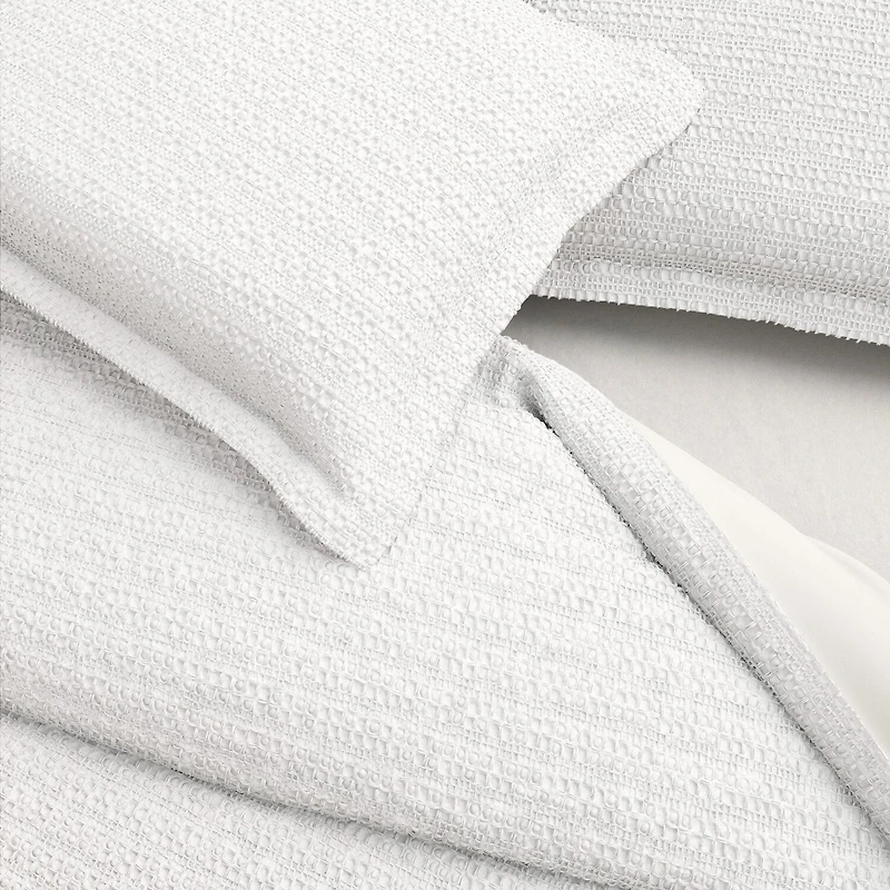 Linery 100% Cotton Waffle Weave 3-pc. Duvet Cover Set