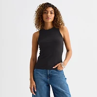 a.n.a Womens High Neck Sleeveless Tank Top