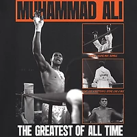 Novelty Muhammad Ali Mens Crew Neck Short Sleeve Regular Fit Graphic T-Shirt