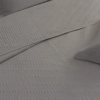 Linery Herringbone Stitched Quilt Set