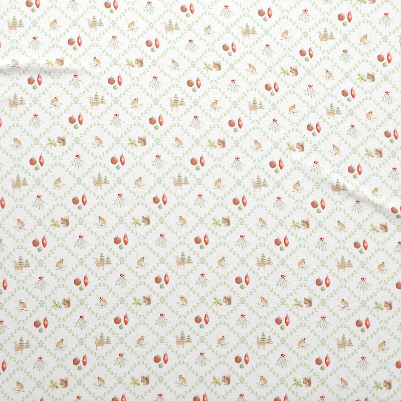 Linery 100% Turkish Cotton Holiday Flannel Sheet Set
