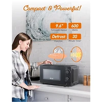 Commercial Chef 0.6-Cu. Ft. Countertop Microwave - Black