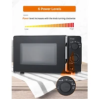 Commercial Chef 0.6-Cu. Ft. Countertop Microwave - Black