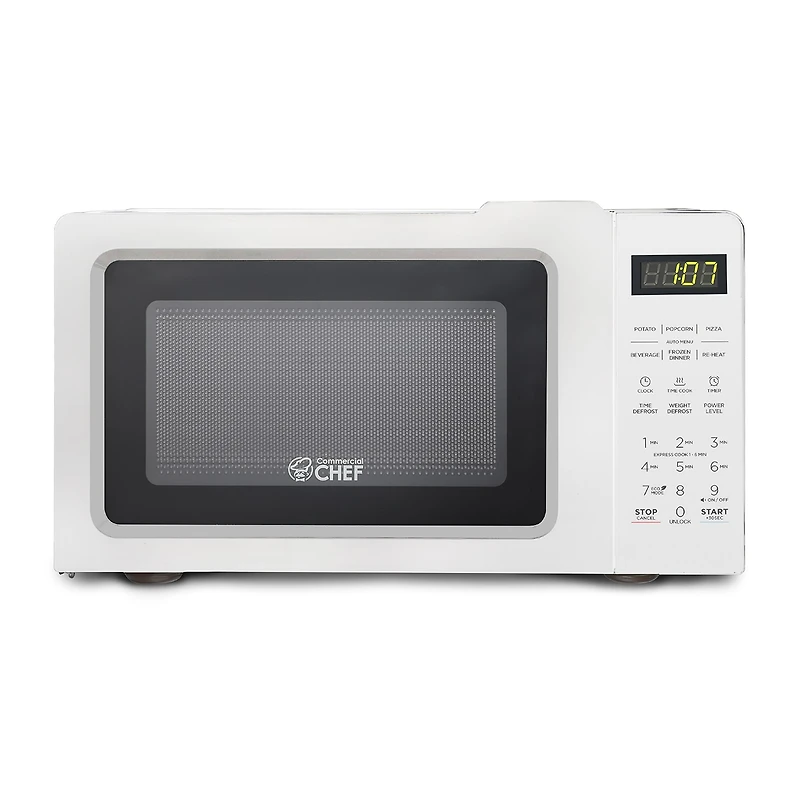 Commercial Chef 0.7-Cu. Ft. Countertop Microwave - White