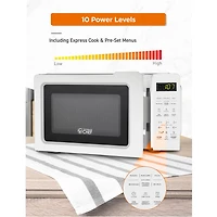 Commercial Chef 0.7-Cu. Ft. Countertop Microwave - White