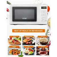 Commercial Chef 0.7-Cu. Ft. Countertop Microwave - White