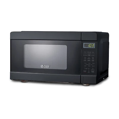 Commercial Chef 0.9-Cu. Ft. Countertop Microwave with Push Button Door Release