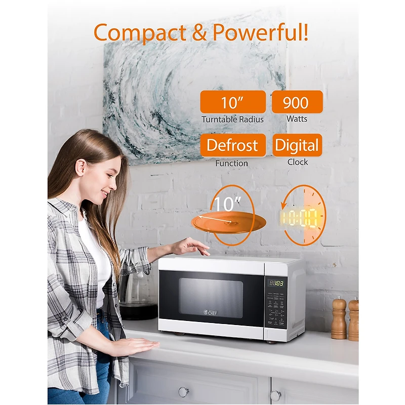 Commercial Chef Counter Microwave
