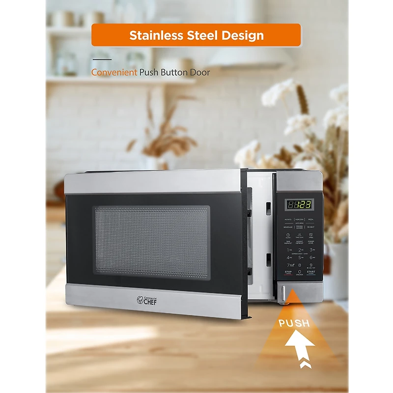 Commercial Chef -Cu. Ft. Countertop Microwave