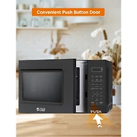 COMMERCIAL CHEF 0.7 Cu. Ft. Countertop Microwave with Digital Display Microwave with 10 Power Levels