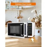 COMMERCIAL CHEF Cu. Ft. Countertop Microwave with Digital Display Microwave & 10 Power Levels
