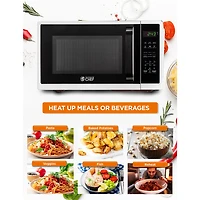 COMMERCIAL CHEF Cu. Ft. Countertop Microwave with Digital Display Microwave & 10 Power Levels