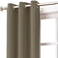 Sun Zero Evan Grommet Top Energy Saving Blackout Single Curtain Panel
