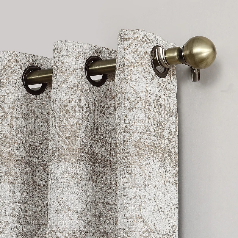 Sun Zero Darren Grommet Top Energy Saving Blackout Single Curtain Panel