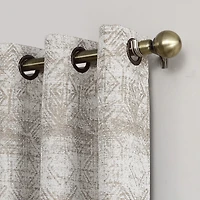 Sun Zero Darren Grommet Top Energy Saving Blackout Single Curtain Panel