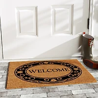 Calloway Mills Plantation Welcome Outdoor Rectangular Doormat