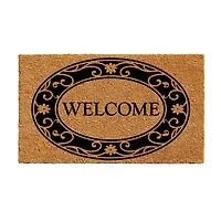 Calloway Mills Plantation Welcome Outdoor Rectangular Doormat