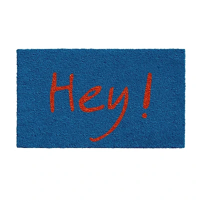Calloway Mills Hey Grey/Green Outdoor Rectangular Doormat