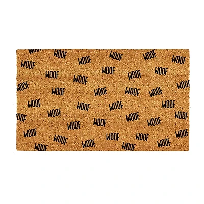 Calloway Mills Lots Of Woof Outdoor Rectangular Doormat